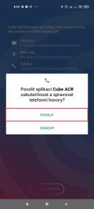 Povolit uskutečňovat a spravovat telefonní hovory