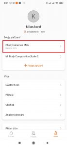 Chytrý náramek Mi 6