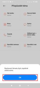 Nastavení tématu bylo úspěšně zálohováno