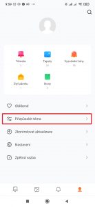 Otevřete sekci Přizpůsobit téma