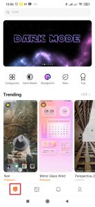 Sekce pro výběr témat