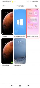 Zvolte téma, které chcete smazat