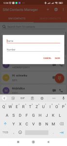 SIM Contacts Manager