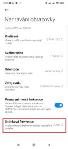 Snímkovací frekvence