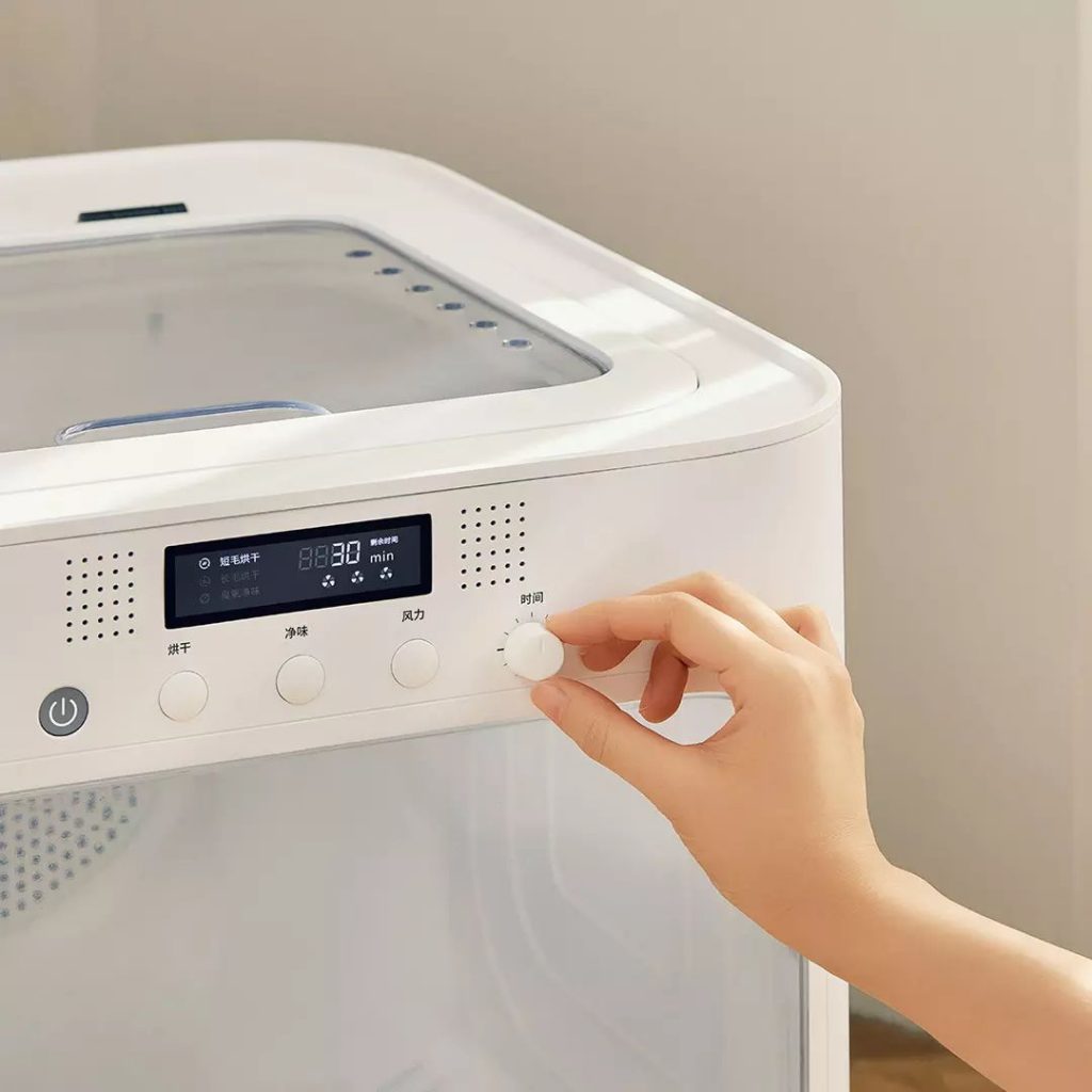 Nastavení parametrů sušení