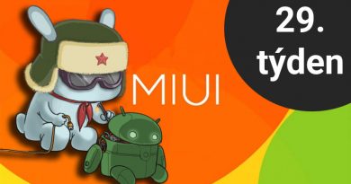 Které telefony dostaly ve 29. týdnu aktualizace MIUI a/nebo Androidu?