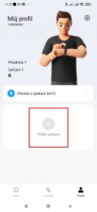 Klepněte na tlačítko Přidat zařízení