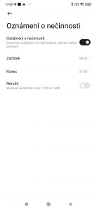 Oznámení o nečinnosti