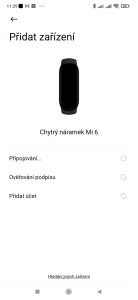 Přidání zařízení