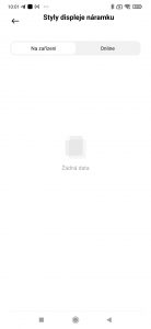 Styly displeje náramku