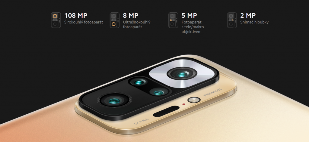 Fotoaparáty Redmi Note 10 Pro