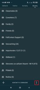 Klepněte na tři tečky v pravém dolním rohu