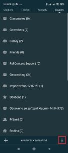 Klepněte na tři tečky v pravém dolním rohu