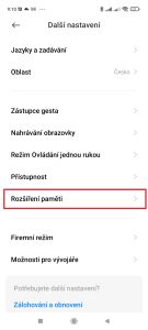 Rozšíření paměti