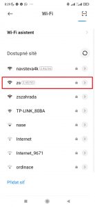 Připojte se k bezdrátové síti