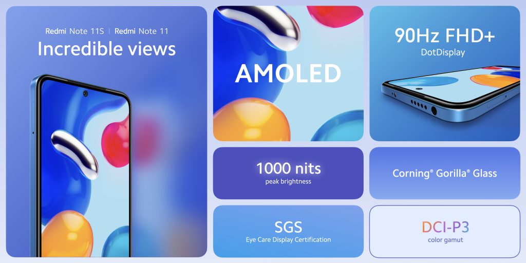 Parametry obrazovky telefonu Note 11S