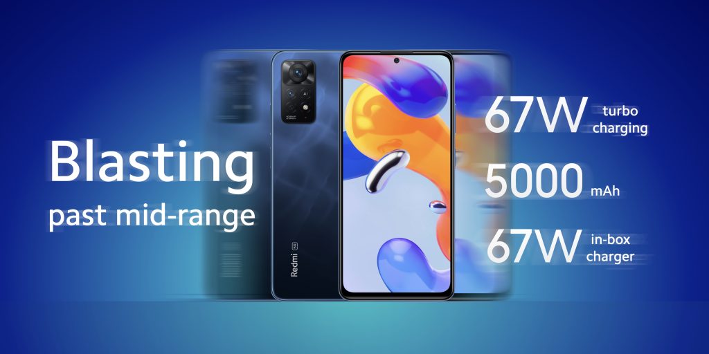 Rychlé nabíjení Redmi Note 11 Pro