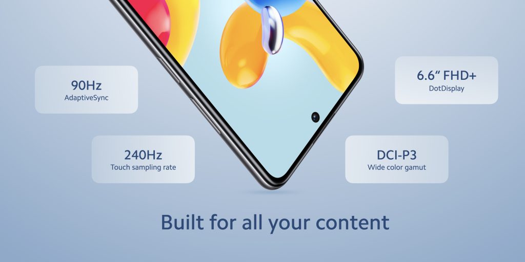 Vlastnosti displeje Redmi Note 11S 5G