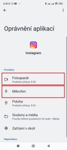 Můžete zakázat přístup k fotoaparátu i mikrofonu