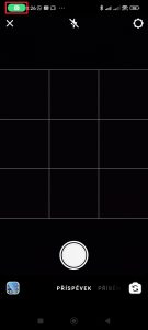 Zelená ikona fotoaparátu