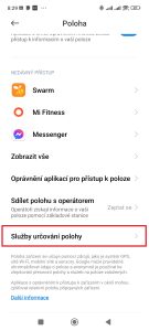 Služby určování polohy