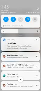 Stará verze Centra ovládání