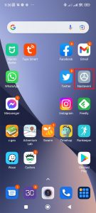 Otevřete systémové Nastavení