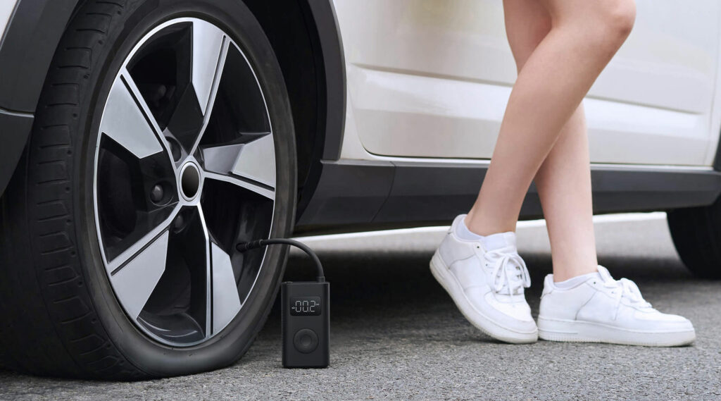 Kompresor na foukání pneumatik