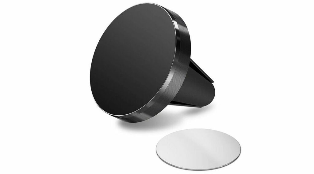Magnetický držák do auta do výdechu ventilace (černý)
