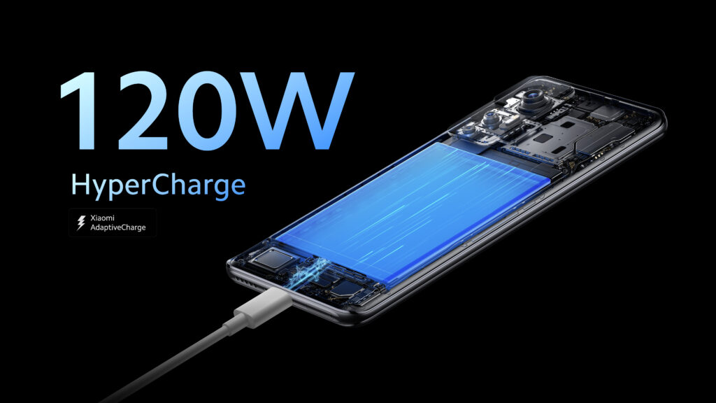 120W nabíjení kabelem