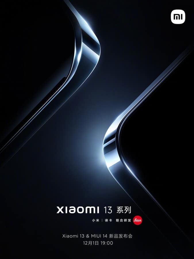 Představení telefonů Xiaomi 13 a 13 Pro, které mělo proběhnout ve čtvrtek 1. prosince, se odkládá na neurčito.