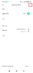 Uložte klepnutím na tlačítko s fajfkou