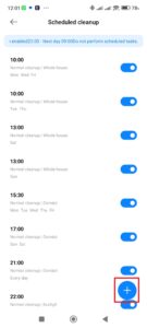 Klepněte na tlačítko plus