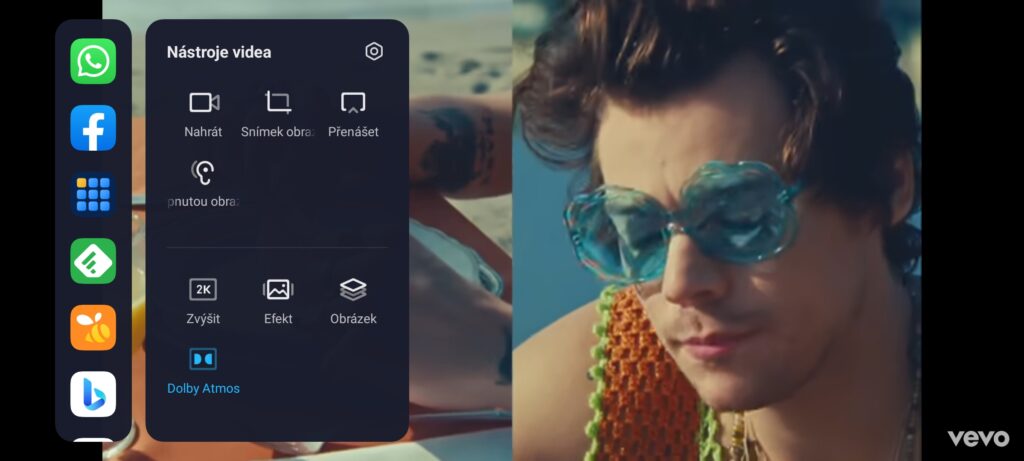 Nabídka Nástroje videa patří mezi novinky v MIUI 14