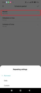 Opakování automatického spouštění