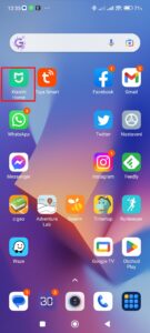 Otevřete aplikaci Mi Home