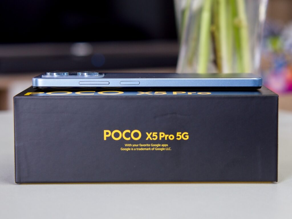 Poco X5 Pro 5G čtečka otisků prstů