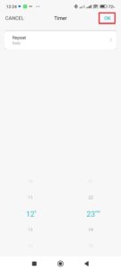 Potvrďte nastavení tlačítkem OK