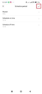 Uložení nastavení