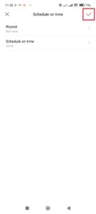 Uložení nastavení