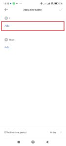 V sekci If klepněte na Add