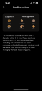 Xiaomi Mi Home - Xiaomi Smart Pet Food Feeder - kompatibilní krmiva