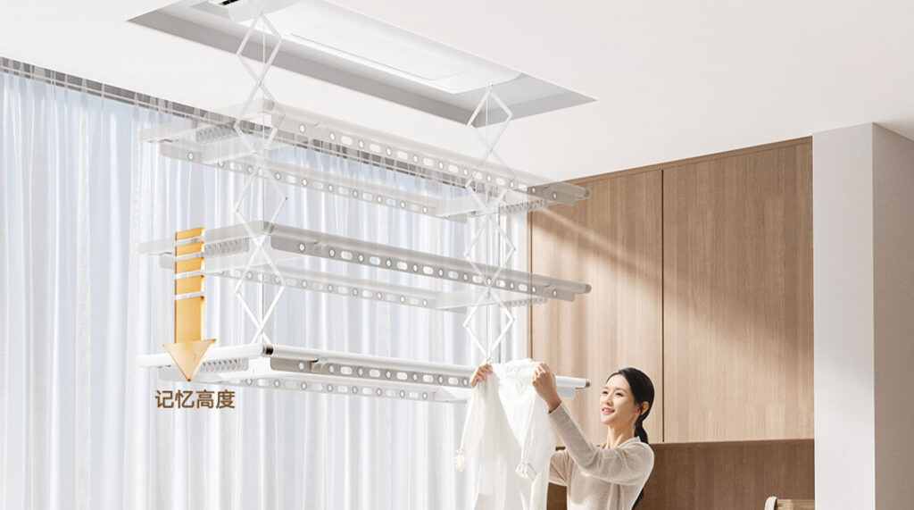 Nový stropní sušák na prádlo od Xiaomi s ovládáním z aplikace