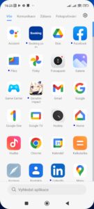 Předinstalované aplikace v telefonu Xiaomi 13