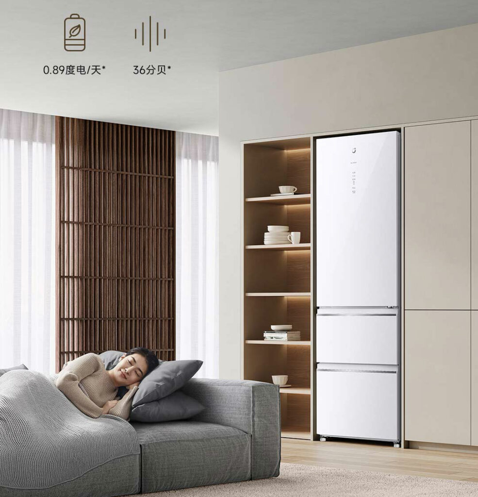 Chladnička Xiaomi nabízí mimořádně úsporný a tichý provoz