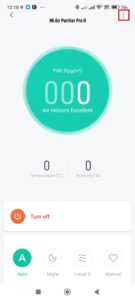 Klepněte na tři tečky v pravém horním rohu