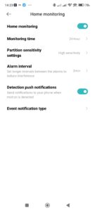 Nastavení sledování prostoru