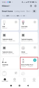 Otevřete spotřebič, který chcete sdílet