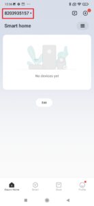 Přepínání mezi domácnostmi