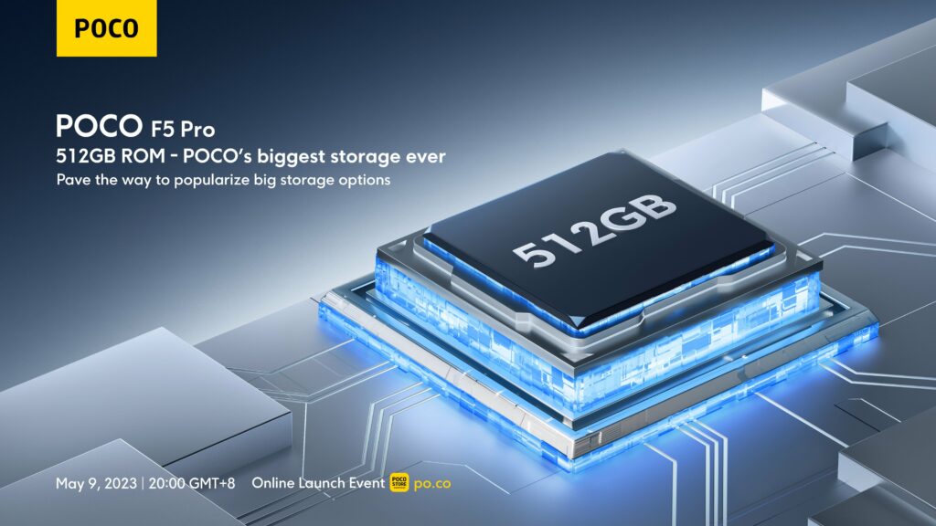 Poco F5 Pro nabídne až 512 GB interní paměti